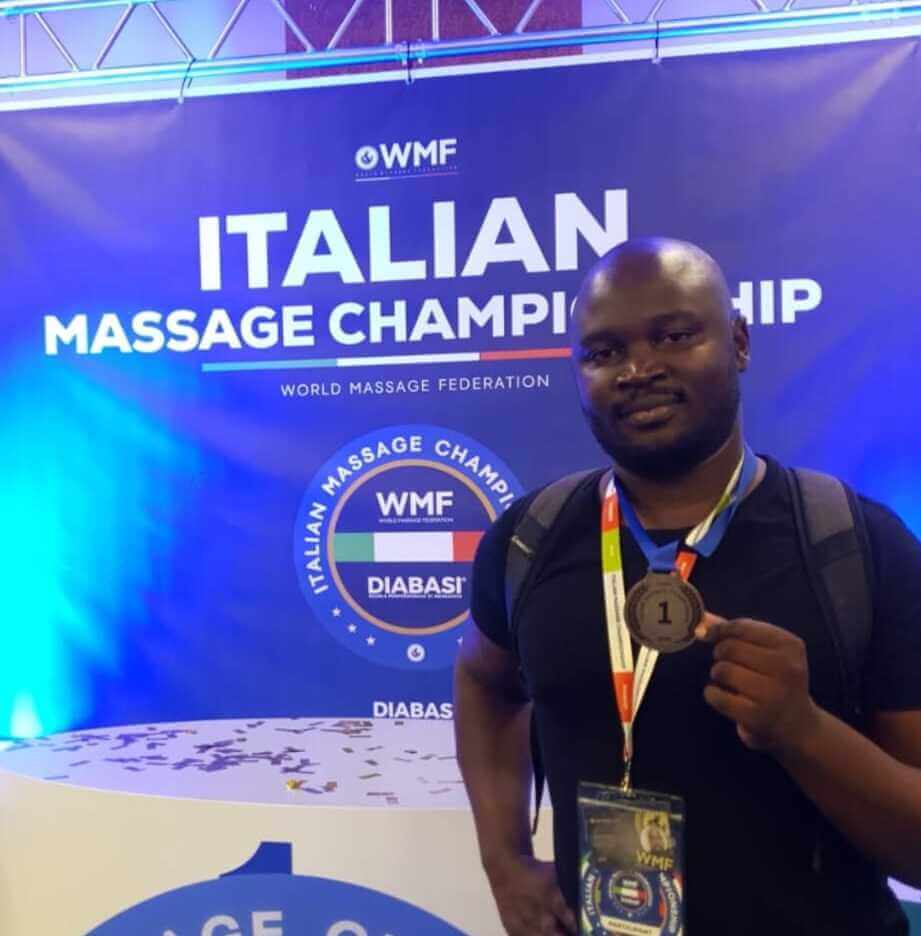 Medaglia d'oro al Campionato Italiano di Massaggi 2024